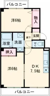 バーベナ光台 D棟【1階】の間取り