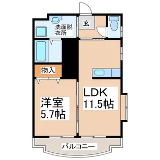 第20三共ビル【2階】の間取り