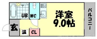 WIN長滝駅前【2階】の間取り