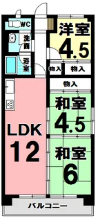 ブランメゾン根本【2階】の間取り