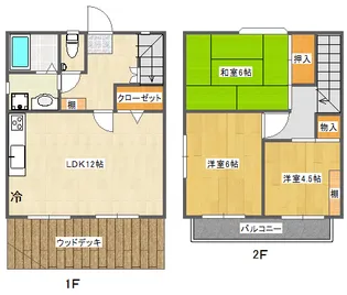 東京都日野市平山2【一戸建】の間取り