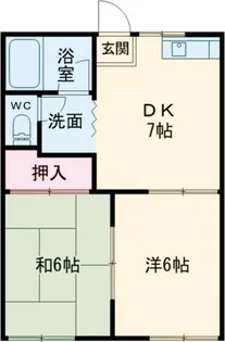フォーブルドゥ【2階】の間取り