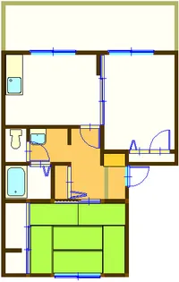 ハイム武【1階】の間取り