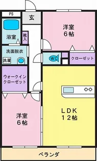 アンスリューム【2階】の間取り