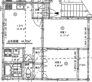 グリーンハイツ【2階】の間取り