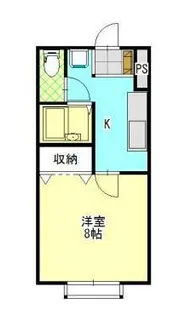 ハイツフローラ【1階】の間取り