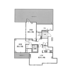 インペリアル安東【4階】の間取り