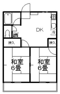 ハイツ中島【2階】の間取り