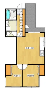 鹿児島県鹿児島市玉里町【マンション】の間取り