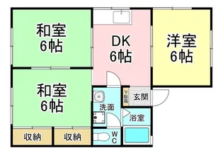 クラッセ永犬丸【1階】の間取り