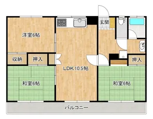 コーポカトー【2階】の間取り