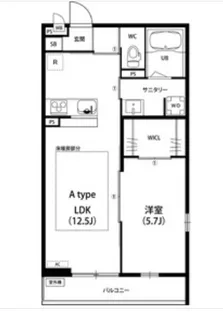 リブリ・イーストガーデン【1階】の間取り