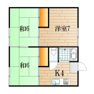 山口県下関市本町4【アパート】の間取り