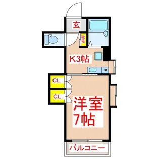 コスモスビル【5階】の間取り
