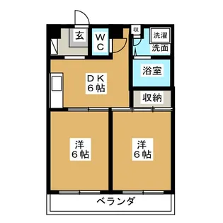 遠藤ビル【8階】の間取り