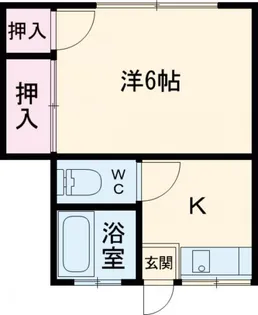 森田荘【2階】の間取り