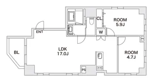エスペランサ神宮前【2階】の間取り
