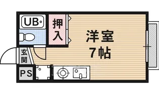 大住マンション【3階】の間取り