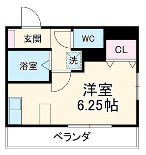 カンパネーラ相武台【1階】の間取り