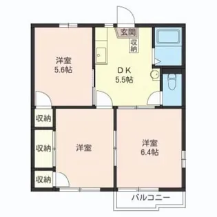 上柴パークハイツ A棟【1階】の間取り