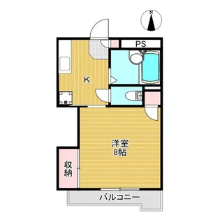 Fハイツ小原田【3階】の間取り