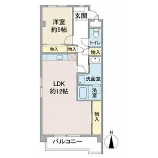 ピア葵【1階】の間取り