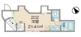 サレーテフェリーチェ豪徳寺II【2階】の間取り