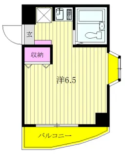 ハイムあさか【1階】の間取り