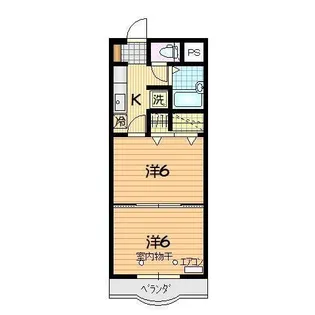 クリエイト二番館【3階】の間取り