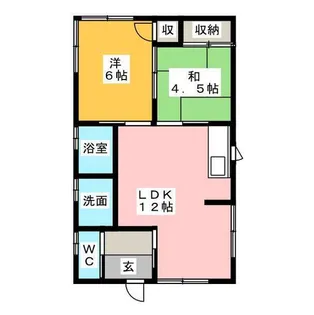 静岡県磐田市見付【一戸建】の間取り