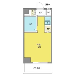 春里第一ビル【3階】の間取り