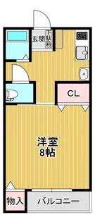 メゾンインター大村【2階】の間取り