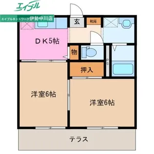 カーサ マローネ【1階】の間取り