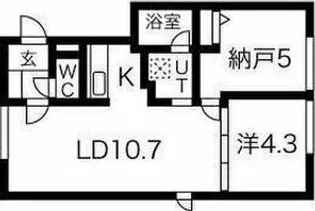 EMINENCE 美園85【1階】の間取り