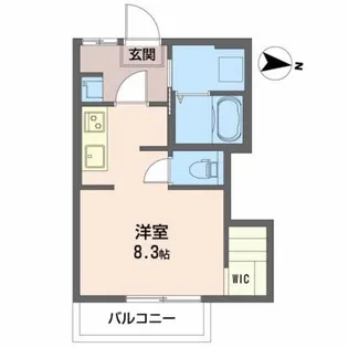 フラッツA【2階】の間取り