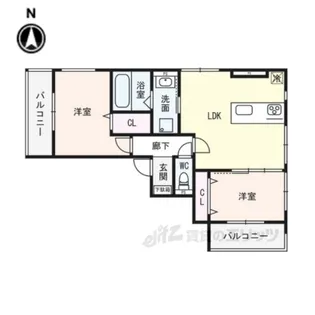アイメゾン誓願寺【3階】の間取り