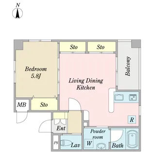 Y espace【5階】の間取り
