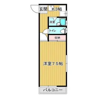 ハイツプラム【2階】の間取り