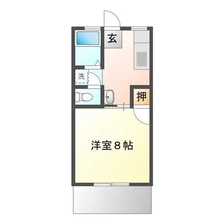 エリアハイツ【1階】の間取り