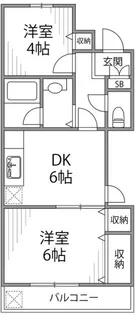 ビスコンティ成瀬【3階】の間取り