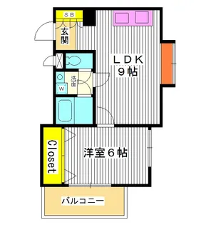 東京都練馬区土支田2【マンション】の間取り