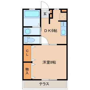 ファリス【1階】の間取り