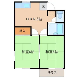 モンシェリー日秀【2階】の間取り