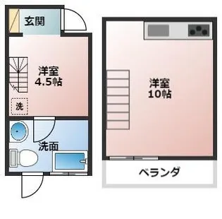 スペースIIIの間取り