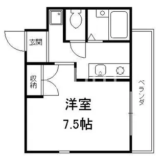 りさすみぞめ【4階】の間取り