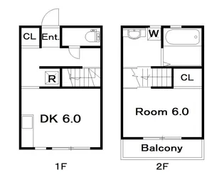 シティハウス高丘の間取り