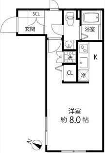 Branche大森山王【3階】の間取り