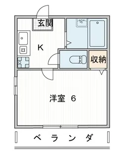 パルム千林大宮【1階】の間取り