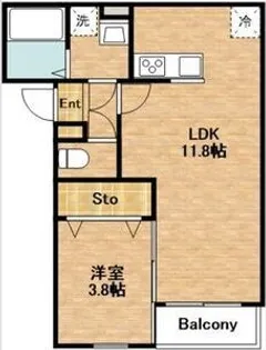 リタリッチ鳥栖壱番館【1階】の間取り
