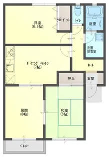 濫觴2000(ランショウ2000)【2階】の間取り